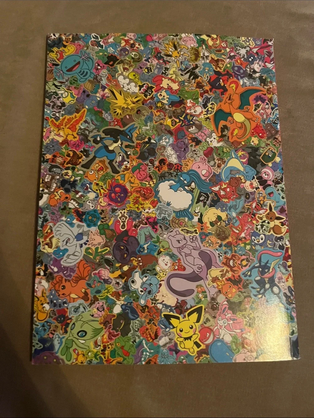 Pokemon Colorful Cover Magazine - Yellow, Pink, Blue